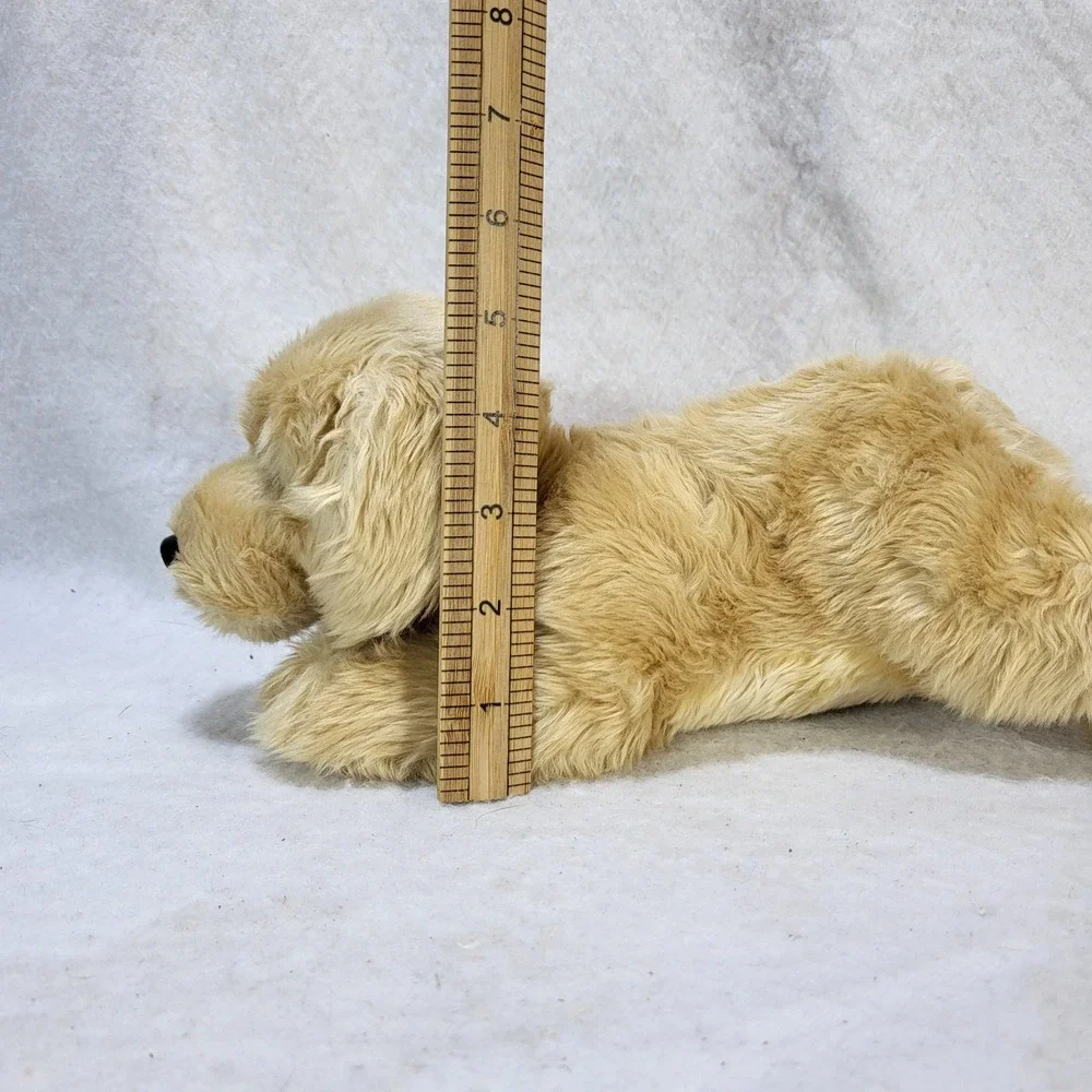 Aurora Golden Retriever Puppy Dog Plush Stuffed Animal Tan Floppy 12 Inch